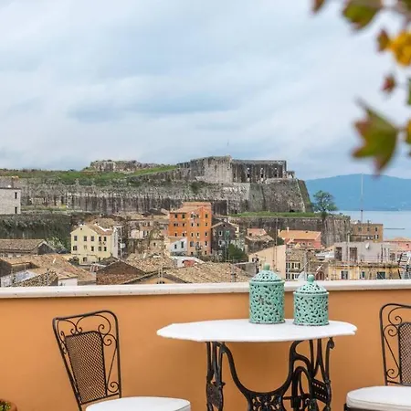 Best View Top Floor Apt. Old Of Corfu Apartment