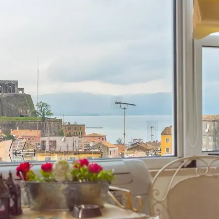 Best View Top Floor Apt. Old Of Corfu