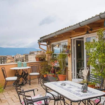 Best View Top Floor Apt. Old Of Corfu Apartment *